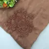 Nuevo Vestido de Verano de Seda Bordado Arrugado Tela Bordada Mancha Salteado Plano Tela Bordada Plana