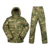 Fronter Roupa Tática de Algodão à Prova de Frio e Quente, Jaqueta com Capuz Camuflada Repelente à Água para Outono e Inverno, Atacado