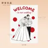 Tarjetas de agradecimiento de boda, tarjetas de felicitación de bendición para la pareja de bodas, tarjetas decorativas para caja de regalo de compromiso, disponibles en varios tamaños