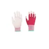 Guantes Finos Transpirables Resistentes al Desgaste Antideslizantes de Nylon PU de Calibre 21 en Stock al por Mayor
