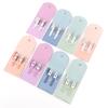 Set de Cortauñas de 4 piezas bolsa plegable manicura belleza set de herramientas para uñas cortauñas cortauñas puede imprimir LOGO
