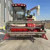 Cosechadora de Alimentación Total Wode de 135 HP Trillado Cribado de Trigo Arroz Cosechadora de Arroz de Oruga Combinada