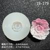 Molde de silicone de botão de papoula rosa DIY acessórios de decoração para mesa de resina pingente de chaveiro suporte para celular