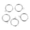 Accesorios DIY para Pendientes Pendientes Minimalistas de Acero de Titanio en Espiral Aros para Soldar Mismo Estilo de Amazon Pendientes Transfronterizos
