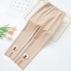 Leggings para niñas Primavera y Otoño 2024 Nuevo Estilo Occidental Conjunto de Moda Pantalones de Otoño para Niños Otoño de Bebé