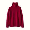 Novedad Otoño e Invierno 2026 Ropa de Punto de Cachemira para Mujer Ropa de Punto de Cuello Semialto Suéter Versátil de Cuello Alto