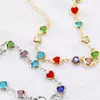 Nuevas Joyas Europeas y Americanas Estilo Ins Pulsera de Corazón Colorida con Circonita Pulsera Elegante con Forma de Corazón Pulsera de Dopamina Joyería