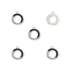Pingente de Diamante com Gotejamento de Óleo em Moldura Geométrica Acessórios de Joias DIY com Cola Pingente de Chaveiro Brincos Colar W569