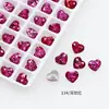 Cristal Dongzhou Geométrico Coração Gordo 6*5,3 Corações para Nail Art Strass Feito à Mão Coração de Diamante Artificial 4815 Decorações DIY para Nail Art