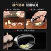 Prensa de ajo manual de acero inoxidable con forma de anillo, herramienta para triturar ajo en la cocina del hogar, ajo triturado, fabricante en stock