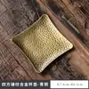 Porta-copos Japonês Liga de Metal Base para Xícara de Chá Redondo Criativo Almofada de Isolamento Térmico Porta-copos Imitação de Cobre Bandeja de Chá Kung Fu Retrô Cerimônia do Chá