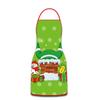 Nuevo Delantal Navideño Transfronterizo Impermeable y a Prueba de Aceite Regalo de Navidad Delantal Decorativo Creativo y Divertido a partir de una pieza