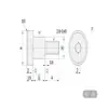 TBH84 Parafuso de Pivô de Aço Inoxidável MJK14/CBDR4 5 10 12-6 7 8 10 1520
