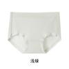 Ropa Interior Femenina Zhiqu Modelo Nuevo 2025 de Ácido Poliláctico Antibacteriana de Cintura Media para Niñas, Sin Costuras y No Opresiva