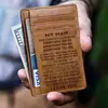 1145 Cartera para Tarjetas de PU para Hombre Ultradelgada Clip para Tarjeta Bancaria Tarjeta de Crédito Billetera Láser Grabado Láser Negro Festival Cinco Explosiones