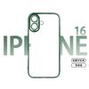 Funda para iPhone 16 Pro Max Adecuada con Película Protectora de Lente Integrada, Funda Protectora Anticaídas para iPhone 15 y 14, Antihuellas