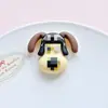 Accesorios para Zapatos tipo Clog de Cachorro de Dibujos Animados de Resina Flor para Zapato Hebilla de Zapato Pegatinas para Funda de Teléfono DIY Piezas Decorativas Materiales