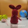 Toalha de lã coral com estilo de abacaxi, toalha de urso coelho auspicioso, presente de mão, presente de casamento, presente de aniversário para jardim de infância
