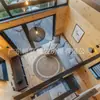 Fabricante de villa modular pré-fabricada de paisagem transfronteiriça para exterior, sala de sauna, casa de hóspedes conveniente e cabana pré-fabricada
