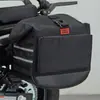 Adecuado para Barandilla de Acero al Carbono Plegable para Respaldo Bolsa Lateral de Cuero Bolsa Lateral de Lona Bolsa para Maleta Trasera Accesorios de Modificación para Dayang Tcv450