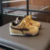 Outono 2026 Nova Moda Tênis de Skate Infantil Unissex Malha Leve Sapatos de Treino Alemães Respiráveis Casuais Sapatos Forrest Gump Tendência