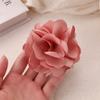 Pasador para el cabello de tela romántica francesa rosas quemadas pasador para el cabello de flores dulces de alta calidad pasador elegante para el flequillo accesorios para el cabello