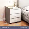 Mesita de Noche Pequeña para el Hogar Simple Moderna Estante de Almacenamiento para Mesita de Noche Armario de Almacenamiento con Cerradura Armario de Almacenamiento para Dormitorio de Alquiler