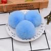 Bolas de Piel de Conejo Rex Real Hechas a Medida de Fábrica de 6 cm para Bolsos, Ropa, Accesorios, Bolas de Piel de Conejo Rex al por Mayor, Bolas de Felpa
