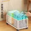 Estante para Mochilas Debajo de la Mesa del Aula Almacenamiento Móvil de Libros Asa Simple Estante para Guardar Bolsas Acabado de Artículos Domésticos