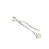 Grupo Lvsheng Plata de ley S925 con incrustaciones de diamantes Amor cadena de terminación todo-fósforo Universal diy collar pulsera cadena de extensión ajustable