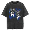 Camiseta Informal con Estampado de Animación 2025 Moda de Verano para Hombre y