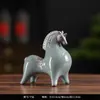 Decoração Tang Ma da Sorte Animal de Cerâmica Sala de Estar Chinesa Entrada Bar Armário de Vinho Estante Antiga Decoração Mesa de Escritório Decoração