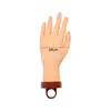 Modelo de Mano para Práctica de Manicura Modelo de Mano de Hombre Soporte Mano Protésica Mano Suave Artificial con Soporte Fijo de Escritorio Exhibición