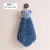 Novo 2023 Chenille Pendurado Desenho Animado Urso de Orelhas Grandes Absorvente de Água Secagem Rápida Cozinha Banheiro Toalha de Mão