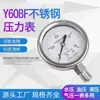 Y60BF manómetro todo acero inoxidable resistente a alta temperatura antioxidante manómetro para caldera de vapor manómetro de vacío