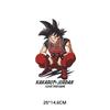 Pintura de transferencia de calor de dibujos animados de anime japonés Dragon Ball Saiyan, venta al por mayor, patrón de impresión de camisetas, impresión de transferencia de calor DIY, pintura de transferencia de calor con tinta blanca