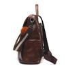 Bolsa Feminina Transfronteiriça Personalizada de Couro Macio Mochila Casual Versão Coreana 2025 Nova Mochila de Viagem de Grande Capacidade Transversal