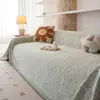 Capa de almofada de sofá, universal para todas as estações, tecido de chenille para capa de sofá, anti-arranhão de gato, lençol de cobertura completa, antiderrapante