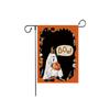 Bandeira de Jardim de Halloween Transfronteiriça da Amazon em Linho para Decoração de Festa ao Ar Livre no Pátio Bandeira Dupla Face para Jardim de Feriado