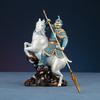 Cobre Colorido Cinco Generales Tigre Guan Yu Zhang Fei Zhao Yun Huang Zhong Ma Chao Adornos de Personajes de los Tres Reinos Regalo Artesanías