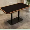 Mesa e Cadeiras Estilo Montanha e Campo Celebridade da Internet Nicho Restaurante de Luxo Cafeteria Restaurante Restaurante de Fusão Cozinha Ocidental Mesa de Madeira Sólida