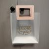 Bolso de regalo de piel sintética en stock logotipo bronceado bolsa de embalaje para dulces de boda ropa de boda pvc transparente comida
