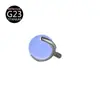 Titanio F136 Tres Garras Ópalo Bola Redonda Bola Aurora Esmerilada Accesorios Labret DIY Aretes de Oreja Studs para Cejas Rosca 0.9 Accesorios