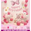 Ins Juego de Globos para Decoración de Cumpleaños Niños Niñas Fiesta de Cumpleaños de Bebé Accesorios para Disfrazar Escena