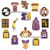 Fivela de sapato de basquete nova Kobe/James/Lakers/sapatos de buraco de rede fivela de sapato flor de sapato acessórios de pulseira