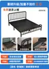Cama de Ferro Fundido Solteiro 1,5m Novo Tipo de Aço Carbono Espessado para Apartamentos de Aluguel Cama de Casal 1,8m Cama Infantil com Estrutura de Ferro