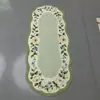 Alfombra de piso de cocina de algodón fino, alfombra de dormitorio, alfombra larga de tira, alfombra suave, alfombra impresa para mesita de noche, decoración del hogar XT