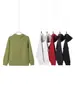 Cárdigan chaqueta con cremallera de diseño raglán de cuello alto de moda para otoño e invierno para hombre, sudadera versátil simple de color liso informal americano para mujer