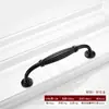 Manija Negra de Agujero Único Estilo Americano, Herrajes para Muebles Minimalistas Modernos, Manija para Puerta de Armario Cajón, Manija Negra Mate para Gabinete