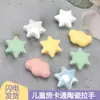 Coração Cartoon Nuvem Colorida Cerâmica Porta de Guarda-Roupa Gaveta Fofa Infantil Puxador Pequeno para Móveis Estilo Europeu